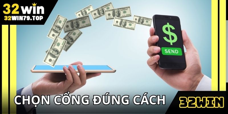 Chọn cổng đúng cách để tránh nhầm lẫn và đảm bảo giao dịch suôn sẻ